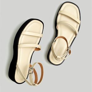 Madewell The Double-Strap Platform Sandal